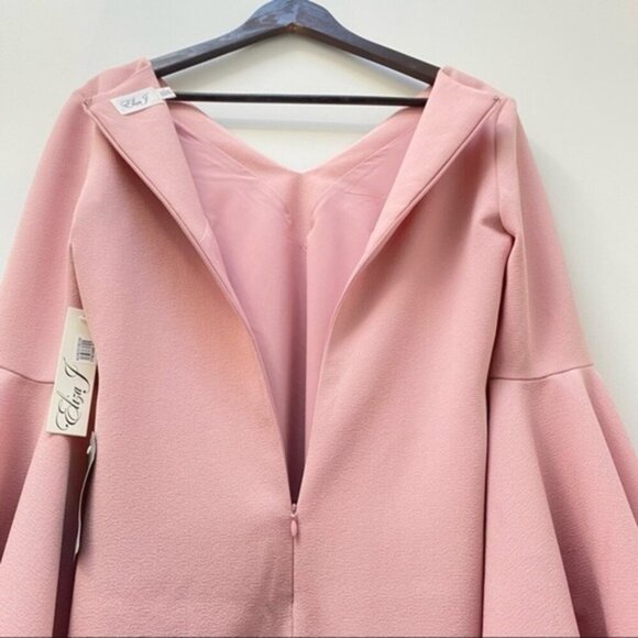 NWT Eliza J. Dramatic‎ Bell Sleeve Shift Dress Women Size 2 - Picture 7 of 10